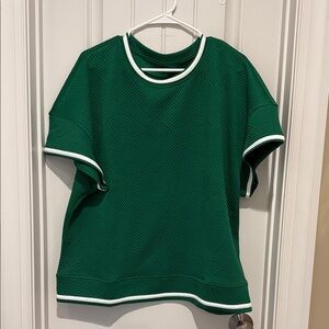 Amazon Green Short-Sleeve Top